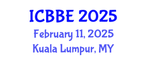 International Conference on Biomechanics and Biomedical Engineering (ICBBE) February 11, 2025 - Kuala Lumpur, Malaysia