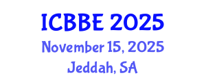 International Conference on Biomechanics and Biomedical Engineering (ICBBE) November 15, 2025 - Jeddah, Saudi Arabia