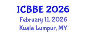 International Conference on Biomechanics and Biomedical Engineering (ICBBE) February 11, 2026 - Kuala Lumpur, Malaysia