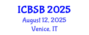 International Conference on Biomechanics and Sports Biomechanics (ICBSB) August 12, 2025 - Venice, Italy