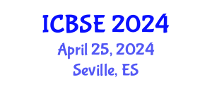 International Conference on Biomechanics and Sports Engineering (ICBSE) April 25, 2024 - Seville, Spain