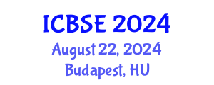 International Conference on Biomechanics and Sports Engineering (ICBSE) August 22, 2024 - Budapest, Hungary