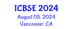International Conference on Biomechanics and Sports Engineering (ICBSE) August 05, 2024 - Vancouver, Canada
