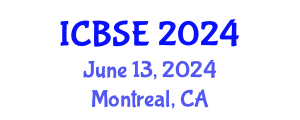 International Conference on Biomechanics and Sports Engineering (ICBSE) June 13, 2024 - Montreal, Canada