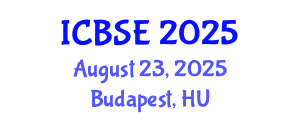 International Conference on Biomechanics and Sports Engineering (ICBSE) August 23, 2025 - Budapest, Hungary