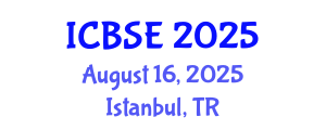 International Conference on Biomechanics and Sports Engineering (ICBSE) August 16, 2025 - Istanbul, Turkey