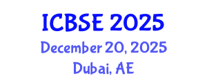 International Conference on Biomechanics and Sports Engineering (ICBSE) December 20, 2025 - Dubai, United Arab Emirates