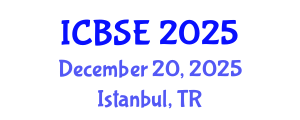 International Conference on Biomechanics and Sports Engineering (ICBSE) December 20, 2025 - Istanbul, Turkey