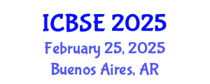 International Conference on Biomechanics and Sports Engineering (ICBSE) February 25, 2025 - Buenos Aires, Argentina