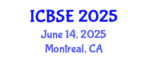 International Conference on Biomechanics and Sports Engineering (ICBSE) June 14, 2025 - Montreal, Canada