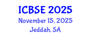 International Conference on Biomechanics and Sports Engineering (ICBSE) November 15, 2025 - Jeddah, Saudi Arabia