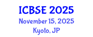 International Conference on Biomechanics and Sports Engineering (ICBSE) November 15, 2025 - Kyoto, Japan