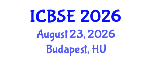 International Conference on Biomechanics and Sports Engineering (ICBSE) August 23, 2026 - Budapest, Hungary