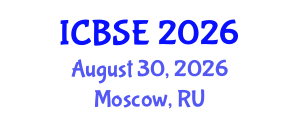 International Conference on Biomechanics and Sports Engineering (ICBSE) August 30, 2026 - Moscow, Russia