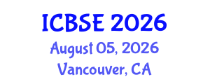 International Conference on Biomechanics and Sports Engineering (ICBSE) August 05, 2026 - Vancouver, Canada