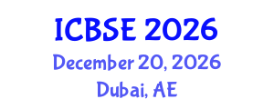 International Conference on Biomechanics and Sports Engineering (ICBSE) December 20, 2026 - Dubai, United Arab Emirates International Conference on Biomechanics and Sports Engineering (ICBSE) December 20, 2026 - Dubai, United Arab Emirates