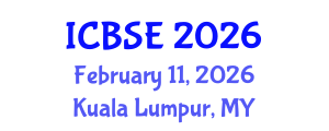 International Conference on Biomechanics and Sports Engineering (ICBSE) February 11, 2026 - Kuala Lumpur, Malaysia