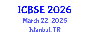 International Conference on Biomechanics and Sports Engineering (ICBSE) March 22, 2026 - Istanbul, Turkey