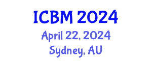 International Conference on Biomechanics (ICBM) April 22, 2024 - Sydney, Australia