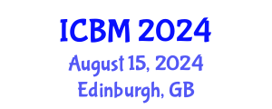 International Conference on Biomechanics (ICBM) August 15, 2024 - Edinburgh, United Kingdom