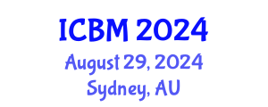 International Conference on Biomechanics (ICBM) August 29, 2024 - Sydney, Australia