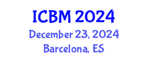 International Conference on Biomechanics (ICBM) December 23, 2024 - Barcelona, Spain