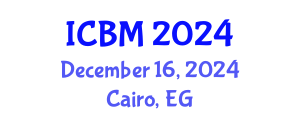 International Conference on Biomechanics (ICBM) December 16, 2024 - Cairo, Egypt
