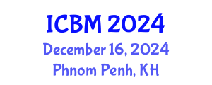International Conference on Biomechanics (ICBM) December 16, 2024 - Phnom Penh, Cambodia