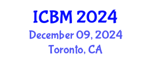 International Conference on Biomechanics (ICBM) December 09, 2024 - Toronto, Canada