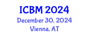 International Conference on Biomechanics (ICBM) December 30, 2024 - Vienna, Austria