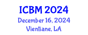 International Conference on Biomechanics (ICBM) December 16, 2024 - Vientiane, Laos