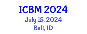 International Conference on Biomechanics (ICBM) July 15, 2024 - Bali, Indonesia