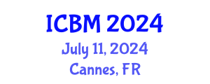 International Conference on Biomechanics (ICBM) July 11, 2024 - Cannes, France