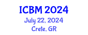 International Conference on Biomechanics (ICBM) July 22, 2024 - Crete, Greece