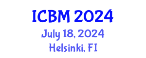 International Conference on Biomechanics (ICBM) July 18, 2024 - Helsinki, Finland