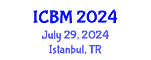 International Conference on Biomechanics (ICBM) July 29, 2024 - Istanbul, Turkey