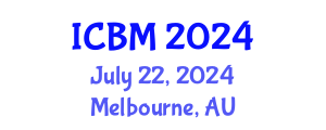International Conference on Biomechanics (ICBM) July 22, 2024 - Melbourne, Australia