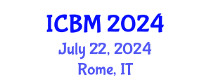International Conference on Biomechanics (ICBM) July 22, 2024 - Rome, Italy