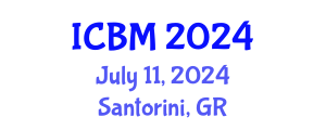 International Conference on Biomechanics (ICBM) July 11, 2024 - Santorini, Greece