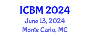 International Conference on Biomechanics (ICBM) June 13, 2024 - Monte Carlo, Monaco