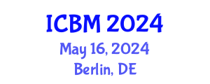 International Conference on Biomechanics (ICBM) May 16, 2024 - Berlin, Germany