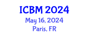 International Conference on Biomechanics (ICBM) May 16, 2024 - Paris, France