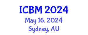 International Conference on Biomechanics (ICBM) May 16, 2024 - Sydney, Australia