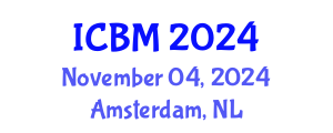 International Conference on Biomechanics (ICBM) November 04, 2024 - Amsterdam, Netherlands