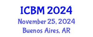 International Conference on Biomechanics (ICBM) November 25, 2024 - Buenos Aires, Argentina