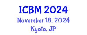International Conference on Biomechanics (ICBM) November 18, 2024 - Kyoto, Japan