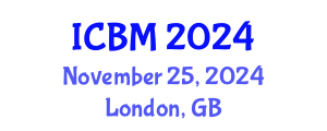 International Conference on Biomechanics (ICBM) November 25, 2024 - London, United Kingdom