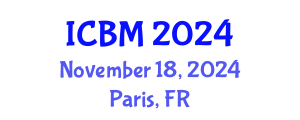 International Conference on Biomechanics (ICBM) November 18, 2024 - Paris, France