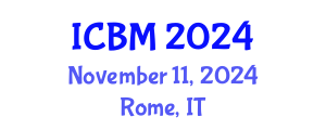 International Conference on Biomechanics (ICBM) November 11, 2024 - Rome, Italy