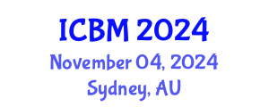 International Conference on Biomechanics (ICBM) November 04, 2024 - Sydney, Australia